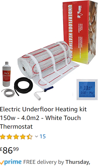 electric underfloor heating