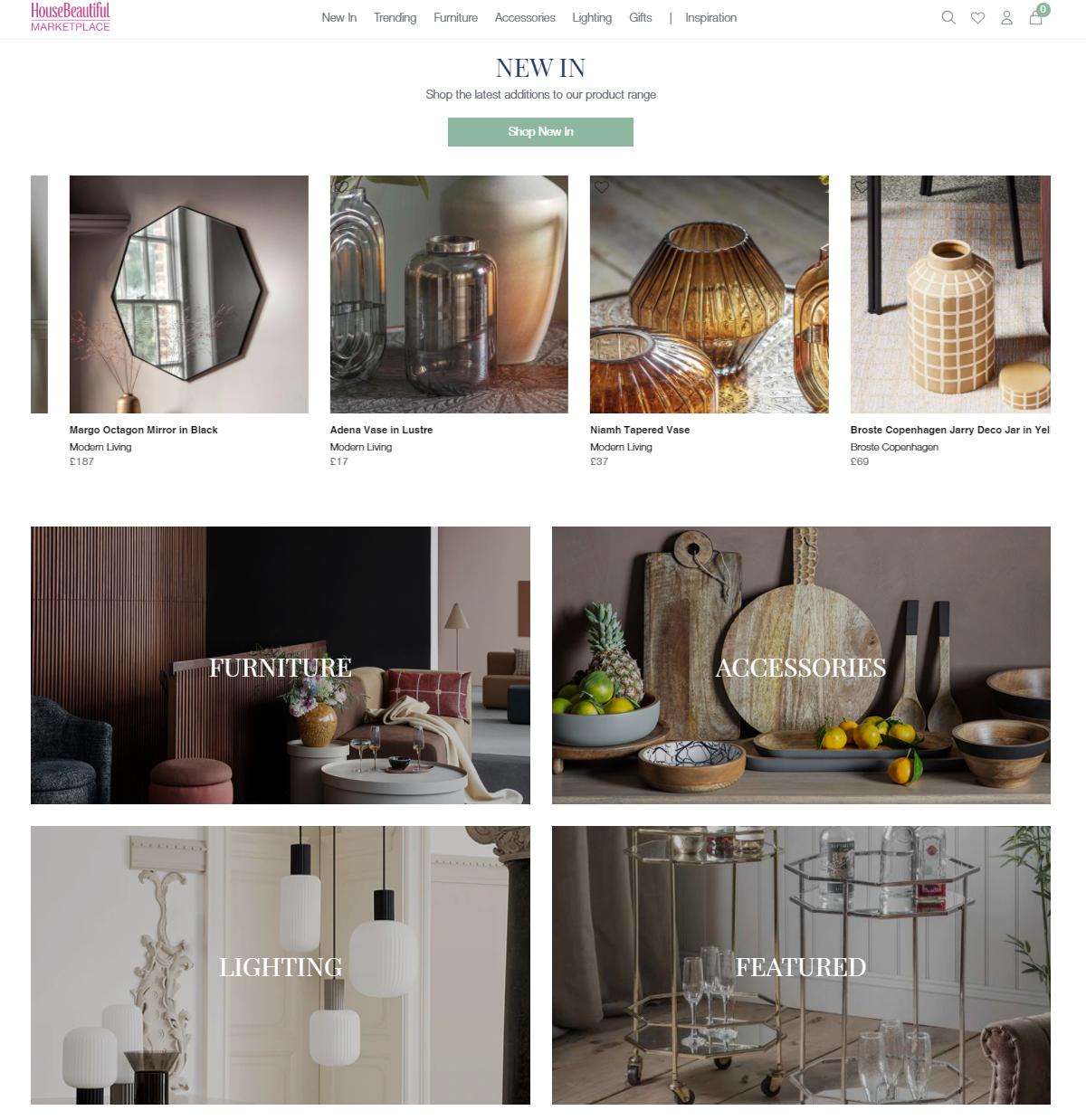 House beautiful marketplace website